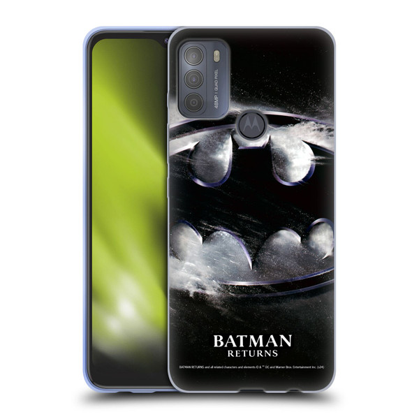 Batman Returns Key Art Oversized Logo Soft Gel Case for Motorola Moto G50