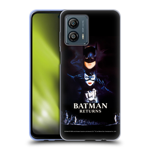 Batman Returns Key Art Poster Soft Gel Case for Motorola Moto G53 5G