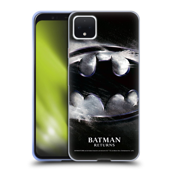 Batman Returns Key Art Oversized Logo Soft Gel Case for Google Pixel 4 XL