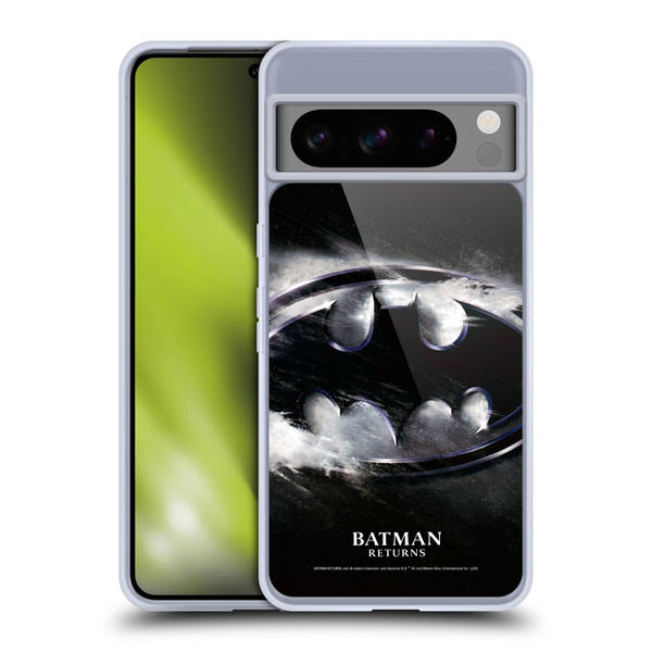 Batman Returns Key Art Oversized Logo Soft Gel Case for Google Pixel 8 Pro