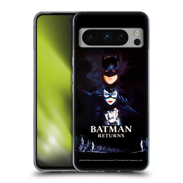 Batman Returns Key Art Poster Soft Gel Case for Google Pixel 8 Pro