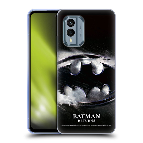 Batman Returns Key Art Oversized Logo Soft Gel Case for Nokia X30