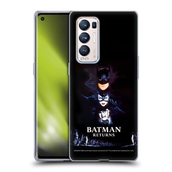 Batman Returns Key Art Poster Soft Gel Case for OPPO Find X3 Neo / Reno5 Pro+ 5G