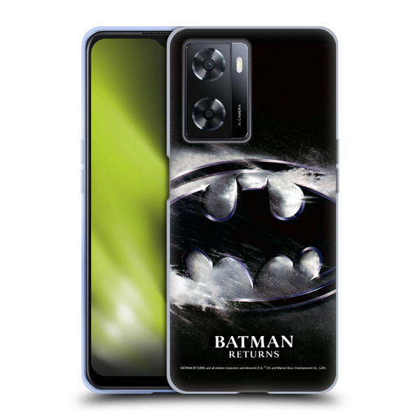 Batman Returns Key Art Oversized Logo Soft Gel Case for OPPO A57s