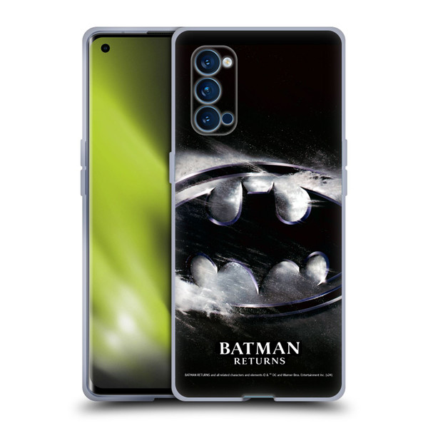 Batman Returns Key Art Oversized Logo Soft Gel Case for OPPO Reno 4 Pro 5G
