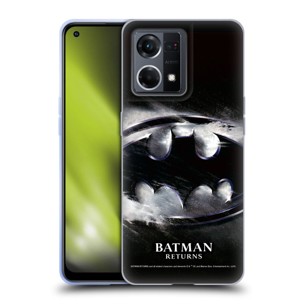 Batman Returns Key Art Oversized Logo Soft Gel Case for OPPO Reno8 4G