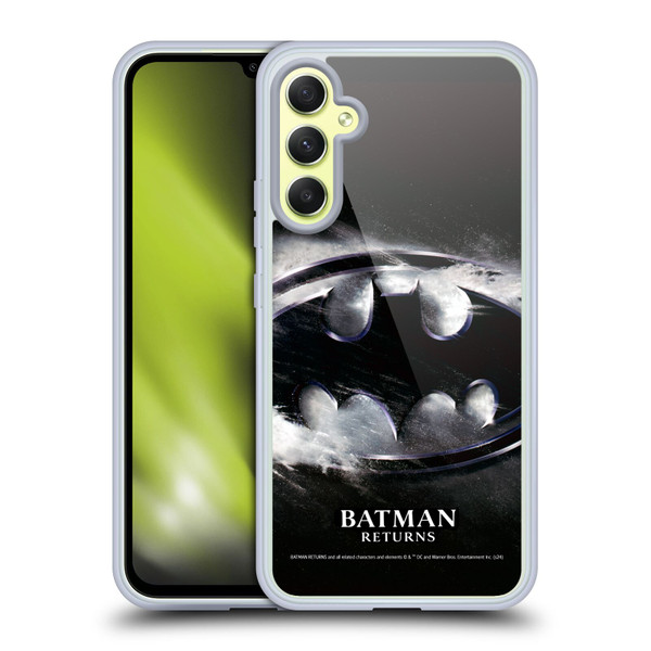 Batman Returns Key Art Oversized Logo Soft Gel Case for Samsung Galaxy A34 5G