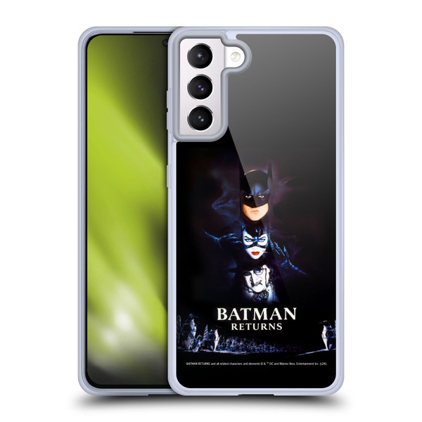 Batman Returns Key Art Poster Soft Gel Case for Samsung Galaxy S21+ 5G