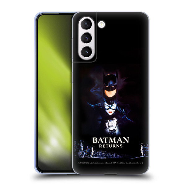 Batman Returns Key Art Poster Soft Gel Case for Samsung Galaxy S21+ 5G