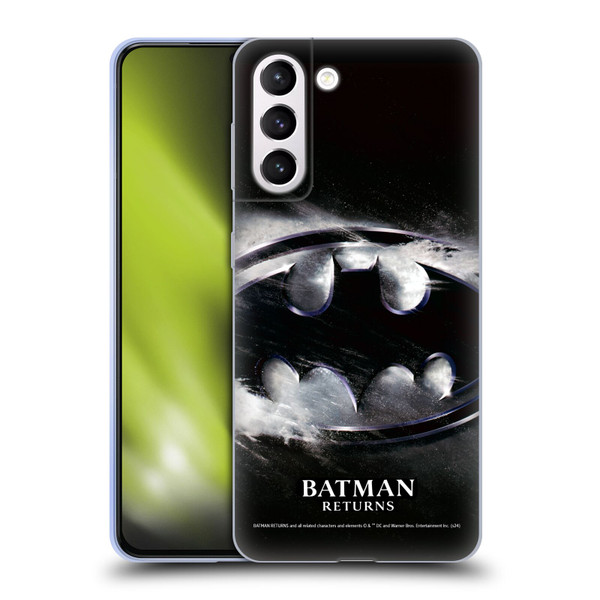 Batman Returns Key Art Oversized Logo Soft Gel Case for Samsung Galaxy S21+ 5G