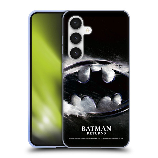 Batman Returns Key Art Oversized Logo Soft Gel Case for Samsung Galaxy S24 5G