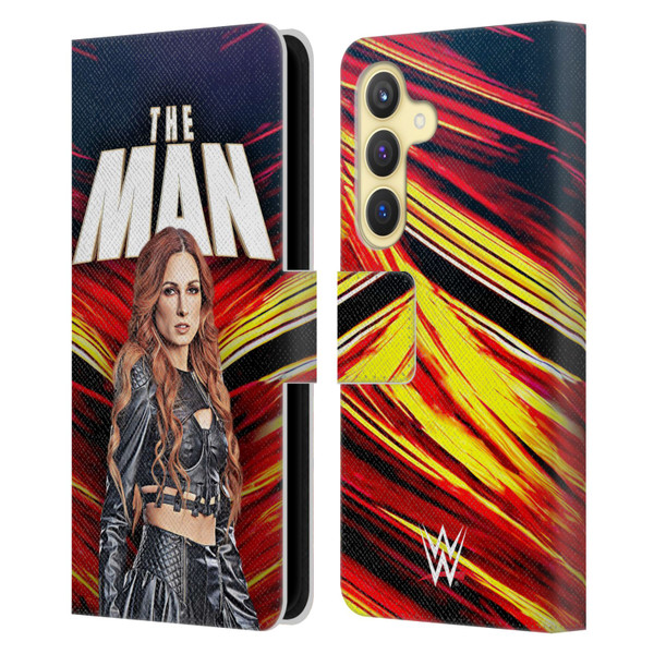 WWE Becky Lynch The Man Leather Book Wallet Case Cover For Samsung Galaxy S24 5G