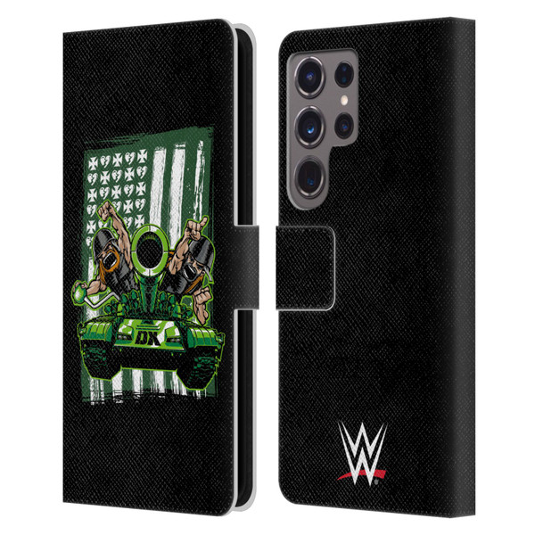 WWE D-Generation X Flag Leather Book Wallet Case Cover For Samsung Galaxy S24 Ultra 5G