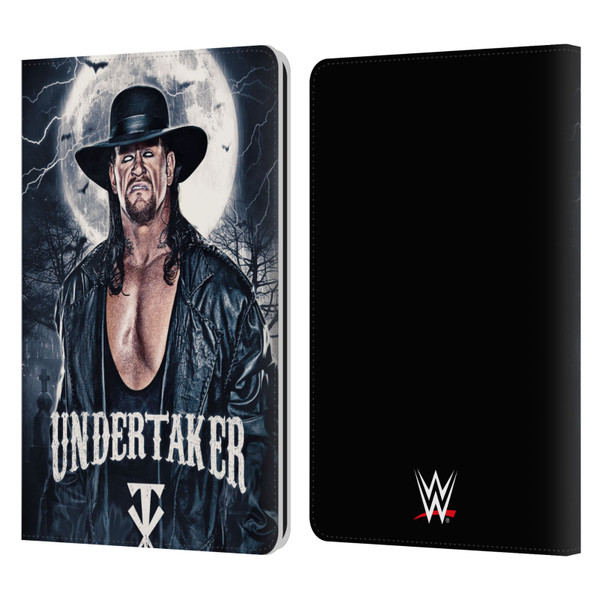 WWE The Undertaker Portrait Leather Book Wallet Case Cover For Amazon Kindle Paperwhite 1 / 2 / 3