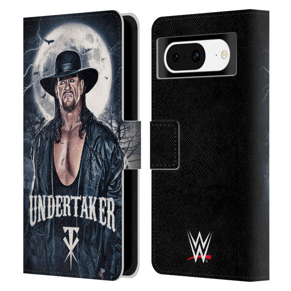 WWE The Undertaker Portrait Leather Book Wallet Case Cover For Google Pixel 8