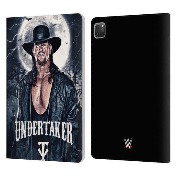 WWE The Undertaker Portrait Leather Book Wallet Case Cover For Apple iPad Pro 11 2020 / 2021 / 2022