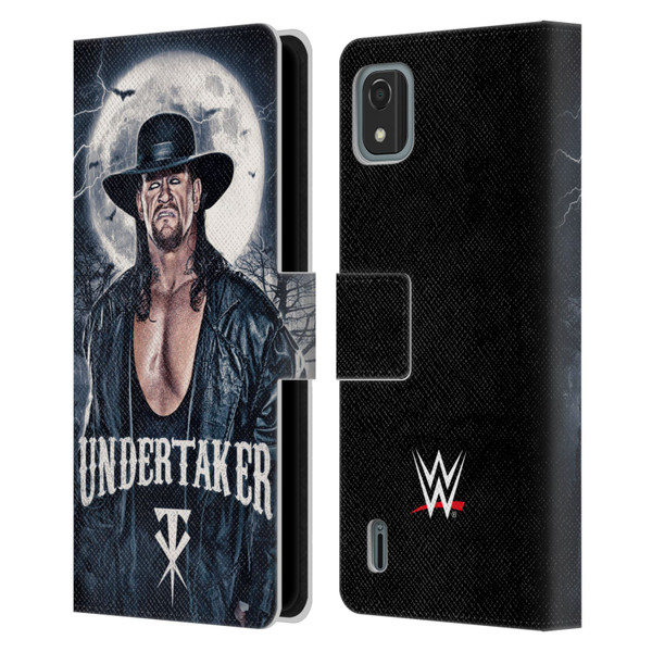 WWE The Undertaker Portrait Leather Book Wallet Case Cover For Nokia C2 2nd Edition