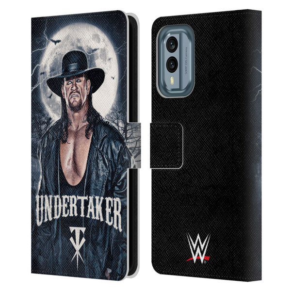 WWE The Undertaker Portrait Leather Book Wallet Case Cover For Nokia X30