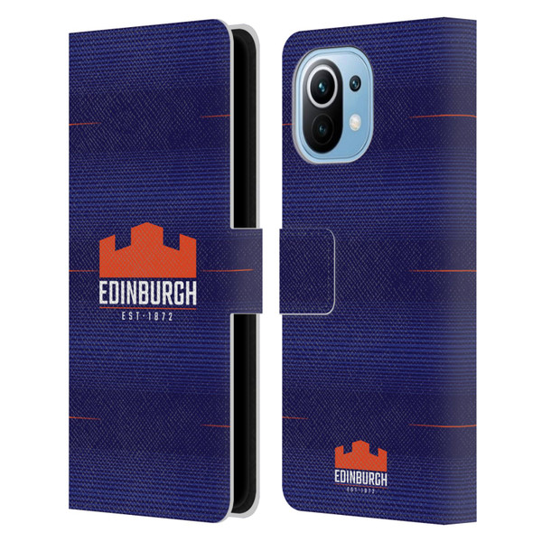 Edinburgh Rugby 2023/24 Crest Kit Home Leather Book Wallet Case Cover For Xiaomi Mi 11