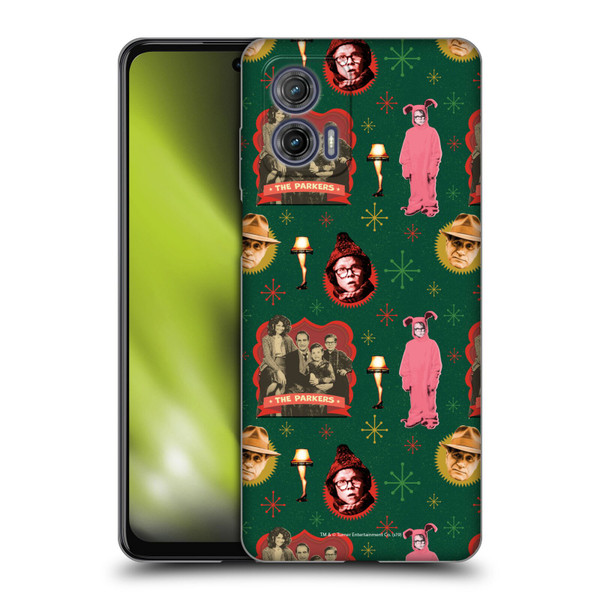 A Christmas Story Composed Art Alfie Family Pattern Soft Gel Case for Motorola Moto G73 5G