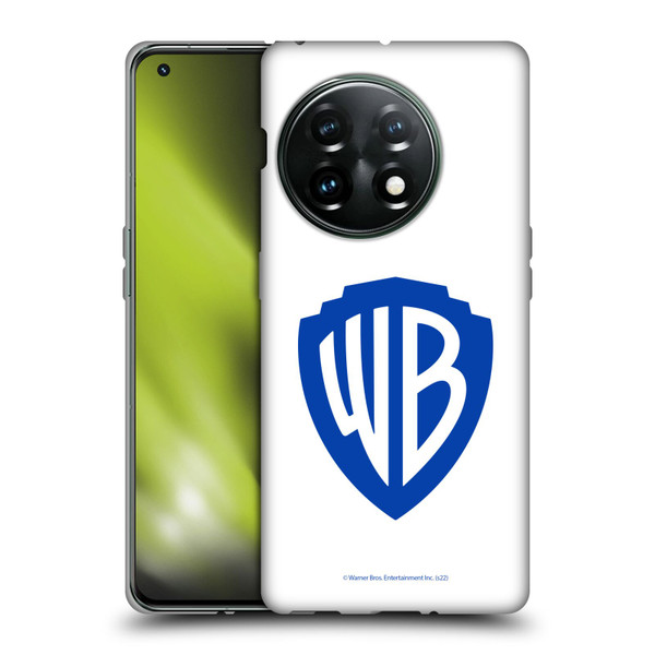 Warner Bros. Shield Logo White Soft Gel Case for OnePlus 11 5G
