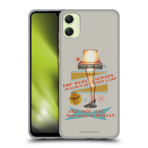 A Christmas Story Composed Art Leg Lamp Soft Gel Case for Samsung Galaxy A05