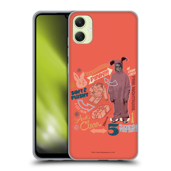 A Christmas Story Composed Art Pink Nightmare Soft Gel Case for Samsung Galaxy A05