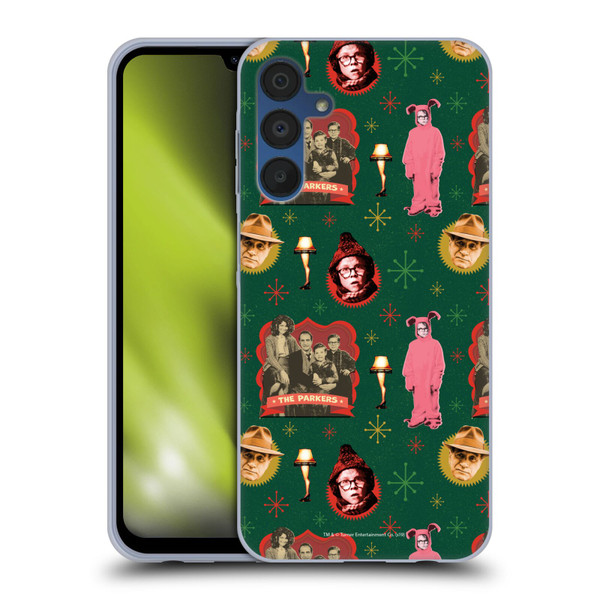 A Christmas Story Composed Art Alfie Family Pattern Soft Gel Case for Samsung Galaxy A15