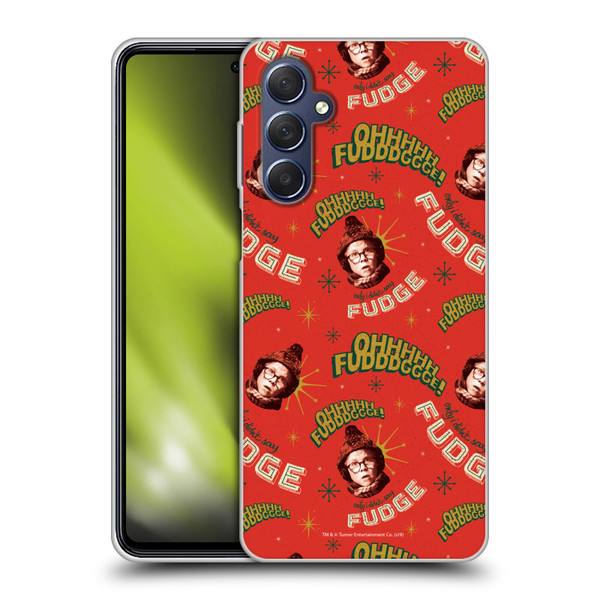 A Christmas Story Composed Art Alfie Pattern Soft Gel Case for Samsung Galaxy M54 5G
