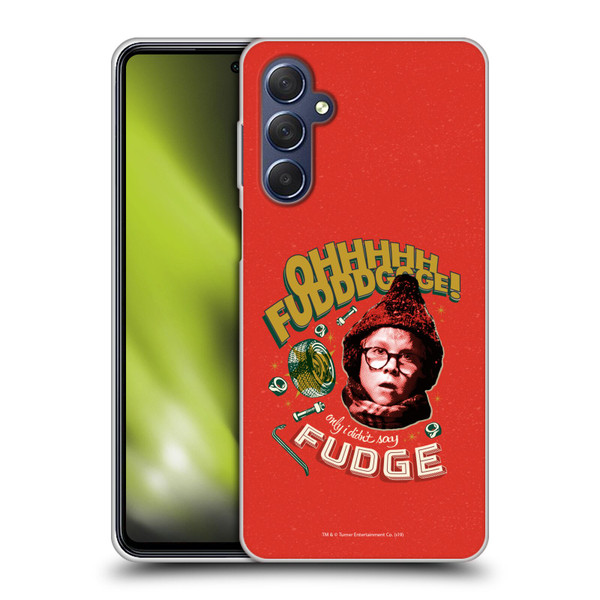 A Christmas Story Composed Art Oh Fudge Soft Gel Case for Samsung Galaxy M54 5G