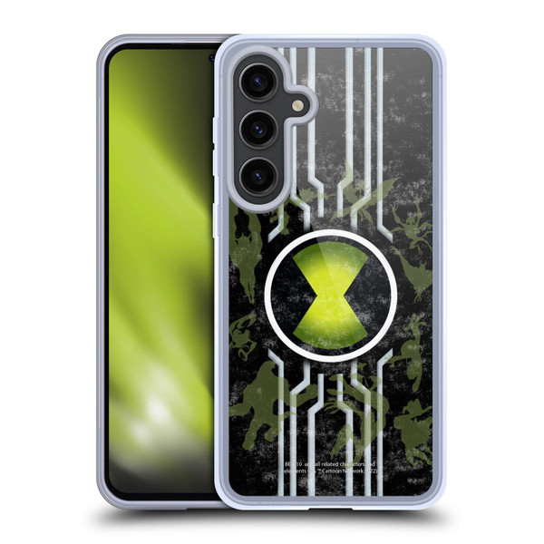Ben 10: Alien Force Graphics Omnitrix Soft Gel Case for Samsung Galaxy S24+ 5G