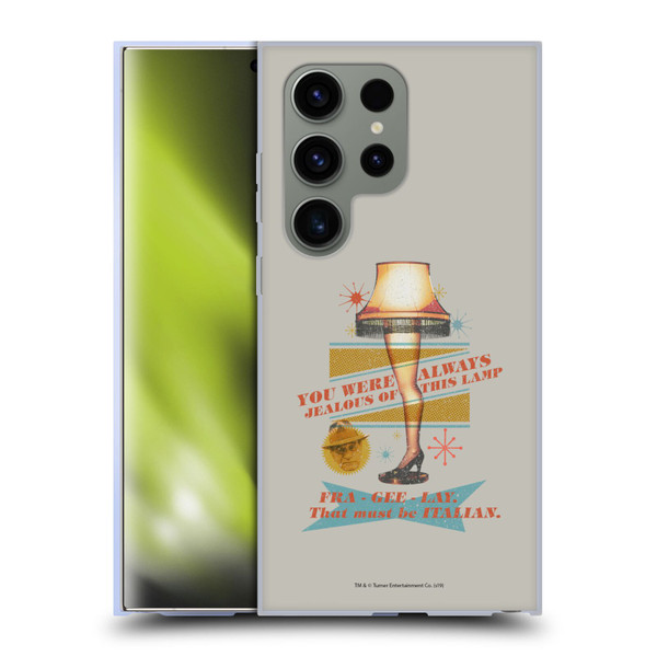 A Christmas Story Composed Art Leg Lamp Soft Gel Case for Samsung Galaxy S24 Ultra 5G