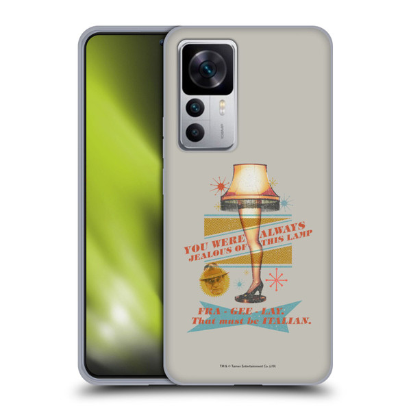 A Christmas Story Composed Art Leg Lamp Soft Gel Case for Xiaomi 12T 5G / 12T Pro 5G / Redmi K50 Ultra 5G