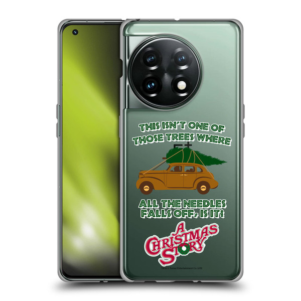 A Christmas Story Graphics Car And Pine Tree Soft Gel Case for OnePlus 11 5G