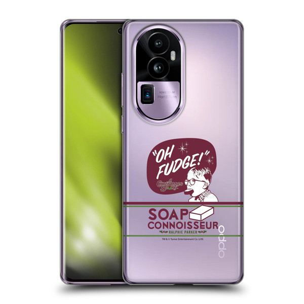 A Christmas Story Graphics Soap Connoisseur Soft Gel Case for OPPO Reno10 Pro+