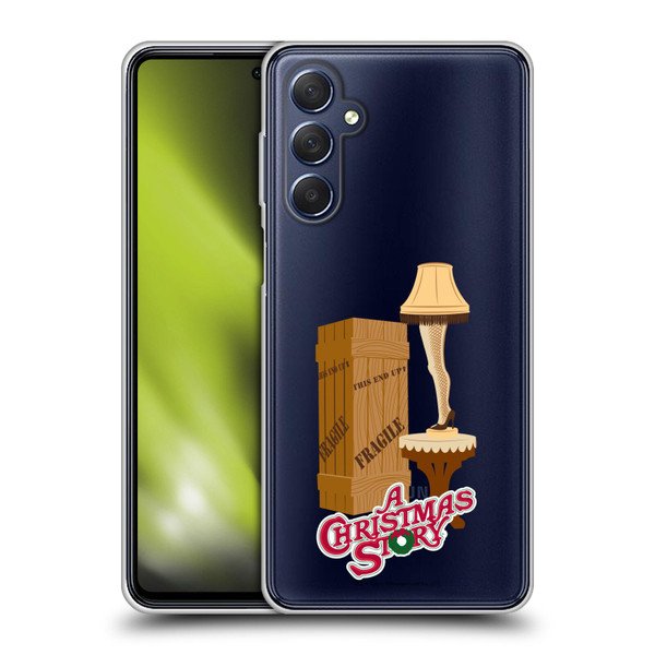 A Christmas Story Graphics Leg Lamp Soft Gel Case for Samsung Galaxy M54 5G