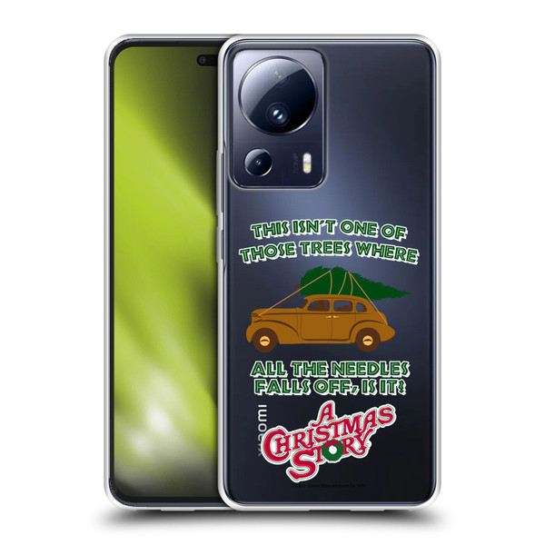 A Christmas Story Graphics Car And Pine Tree Soft Gel Case for Xiaomi 13 Lite 5G