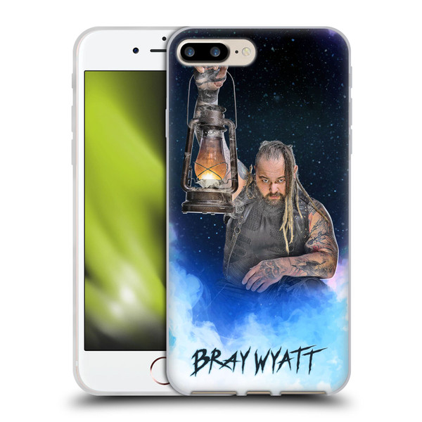 WWE Bray Wyatt Portrait Soft Gel Case for Apple iPhone 7 Plus / iPhone 8 Plus & MagSafe