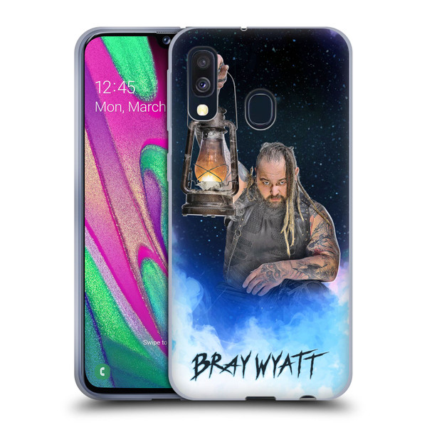 WWE Bray Wyatt Portrait Soft Gel Case for Samsung Galaxy A40 (2019)