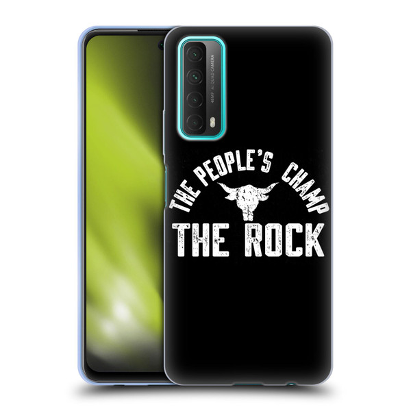 WWE The Rock The People's Champ Soft Gel Case for Huawei P Smart (2021)