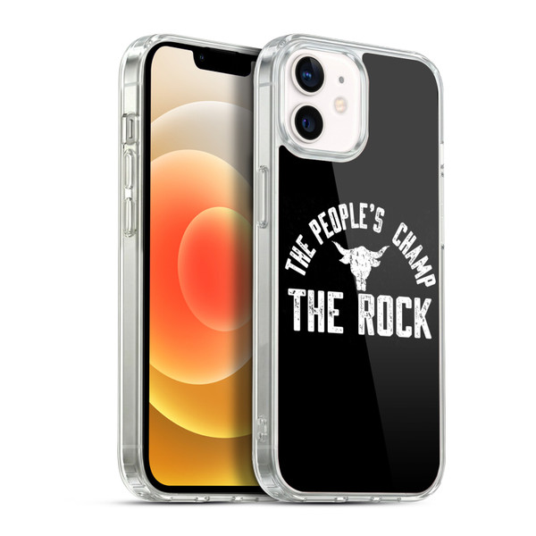 WWE The Rock The People's Champ Soft Gel Case for Apple iPhone 12 / iPhone 12 Pro & MagSafe