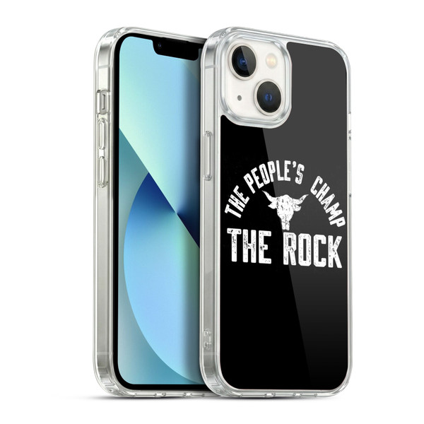WWE The Rock The People's Champ Soft Gel Case for Apple iPhone 13