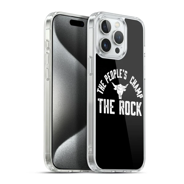 WWE The Rock The People's Champ Soft Gel Case for Apple iPhone 15 Pro Max & MagSafe