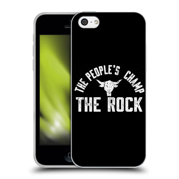 WWE The Rock The People's Champ Soft Gel Case for Apple iPhone 5c