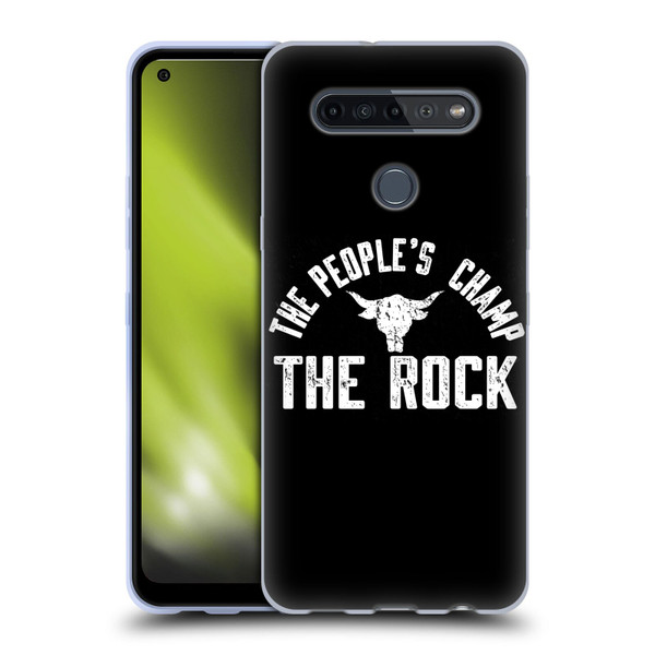 WWE The Rock The People's Champ Soft Gel Case for LG K51S