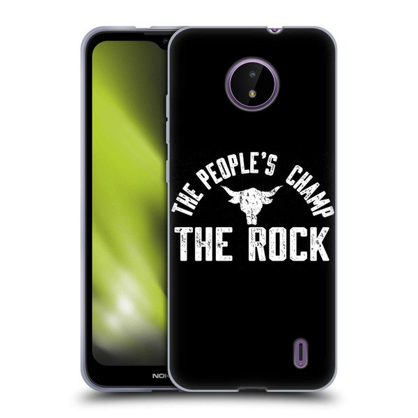 WWE The Rock The People's Champ Soft Gel Case for Nokia C10 / C20