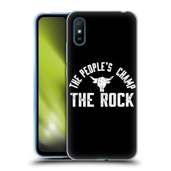 WWE The Rock The People's Champ Soft Gel Case for Xiaomi Redmi 9A / Redmi 9AT