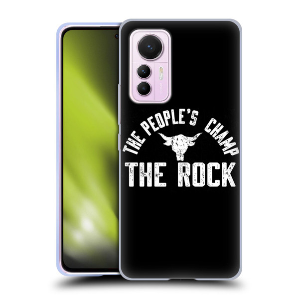 WWE The Rock The People's Champ Soft Gel Case for Xiaomi 12 Lite