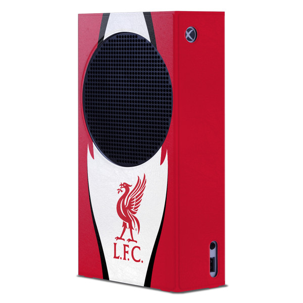 Liverpool Football Club Art Side Details Game Console Wrap Case Cover for Microsoft Xbox Series S Console