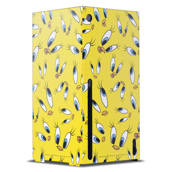 Looney Tunes Graphics and Characters Tweety Pattern Game Console Wrap Case Cover for Microsoft Xbox Series X